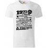 1972 v kocke - Tričko z organickej bavlny - 2XL ( Biela )