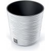 PROSPERPLAST FURU ROUND Kvetináč 25 cm bielý