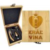 Sablio Darčeková sada na víno Kráľ vína: 147×168×49 mm