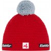 Pánska zimná čiapka Eisbär, JAMIE POMPON Červená,Biela,Sivá UNI
