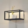 Lindby LED nástenné svetlo Birta, zástrčka, regál, 51 cm, USB - 10030210