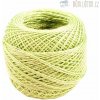 Vyšívacia priadza Perlovka, svetlo zelená