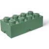 LEGO® Úložný box 25 x 50 x 18 cm army zelená