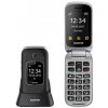 Aligator V650 Senior čierno-strieborná / SOS tlačidlo / 1.3MP / stolná nabíjačka / FM / SOS Locator (AV650BS)