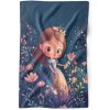 Takoy Detská deka Wellsoft fleece 145x110 tmavomodrá princezná Mia-HT-01091