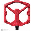 Crankbrothers Stamp 0 Large platformové pedále, červená