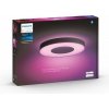 Philips HUE LED White and color Ambiance 41164/30/P9 Infuse L stropné svietidlo 52,5W 3700lm 2200-6500K+RGB 42,5cm čierne stmievateľné BlueTooth