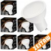 BERGE Sada 6x GU10 10W LED žiaroviek - teplá biela