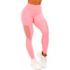 Dámske legíny GymBeam Women‘s Leggings Mesh Panel pink XL