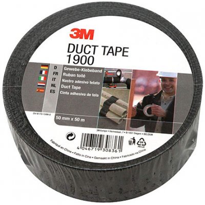 3M Duct tape textilna páska 50 mm x 50 m čierna