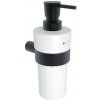 Nimco Bormo - Dávkovač mydla s držiakom, matná čierna BRC 11031KN-T-90