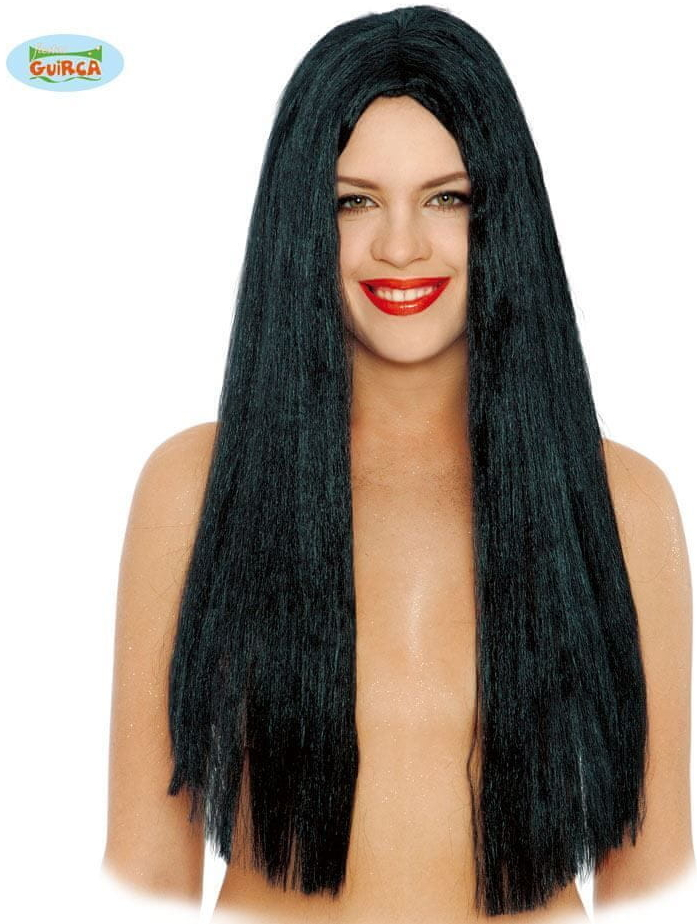 Čierna parochňa dlhá Morticia Addams