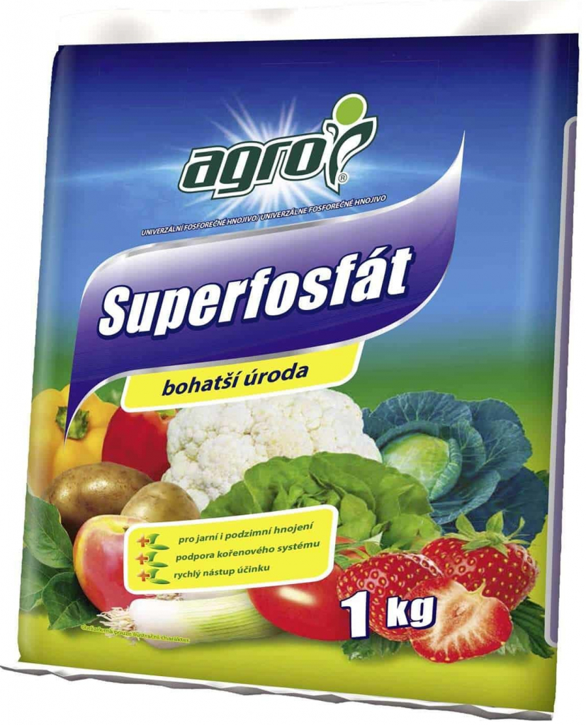 AGRO hnojivo Superfosfát 1kg