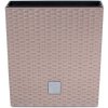 Prosperplast RATO LOW Kvetináč 26,2cm 15,8l ratan mocca DRTS265L