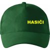 Hasiči názov samostatný - Šiltovka so zahnutým šiltom a mosaznou sponou - Univerzálna veľkosť ( Fľaškovozelená )