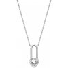 Hot Diamonds Strieborný náhrdelník s diamantom a topazom DN233