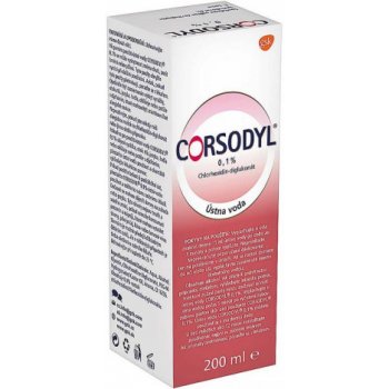 Corsodyl 0,1% 200 ml od 3,92 € - Heureka.sk