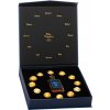 Pralinky Blue Mauritius Gold Rum 0,05l 40% + 100g čokolády (kazeta)
