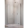 RADAWAY ESSENZA KDD 90cm ľavé dvere do kombinácie / sprchový kút rohový, profil chróm, sklo číre, 1385060-01-01L