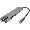 PremiumCord Adaptér USB-C na HDMI + USB3.0 + USB2.0 + PD + SD/TF + RJ45 ku31dock16