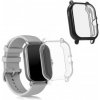 2x Púzdro kwmobile Xiaomi Huami Amazfit GTS 2 / 2e černá, průhledná