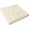 Jollein deka do kočíka autosedačky a kolísky tkaná BASIC KNIT Ivory