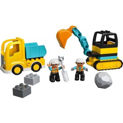 LEGO DUPLO - Nákladiak a pásový bager (LEGO10931)