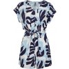 Dámske šaty FUNDANGO, PALMETTA tmavo modrá,svetlomodrá,biela M