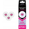 Loptičky na stolný tenis ping pong BUTTERFLY biele *** 3 ks
