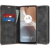 Techsuit Confy Cover kožené puzdro na Motorola Moto G32 – čierne KF2321406