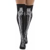 nadkolienky PAMELA MANN - over - With Skeleton Bones - Black/White - PM1107
