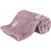 LILLY plyšová deka, 70 x 50 cm, staroružová