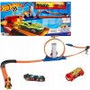Hot Wheels súprava dráh Mega Závodná Slučka + 2 autíčka FVJ21