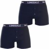 Lonsdale boxers Mens Navy 2 Pack