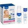 Mustela Bébé penový šampón pre deti od narodenia 150 ml + krém na šupiny vo vlasoch 40 ml darčeková sada