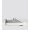 OCA Low Light Grey Canvas Vintage White Suede Sneaker