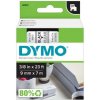 Samolepiaca páska Dymo D1 9 mm číra/čierna - 1 kus - 1 KS - čierna - 9 milimetrov - číra - Dymo DYMO