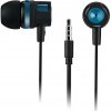 Canyon EP-3, pohodlné slúchadlá do uší, pre smartfóny, integr. mikrofón a ovládanie, čierne + zeleno-modré prvky CNE-CEP3G