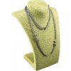 Dekolt na šperky provázkový 28cm zelený ELEMENTRIX (A-11ZEL)