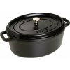 Staub Hrniec oválny 33 cm 6,7 l čierny