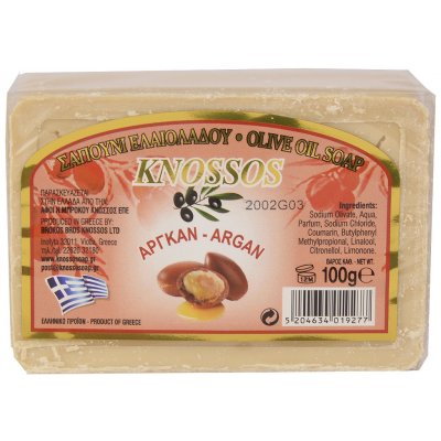 Knossos Olivové mýdlo argan 100 g