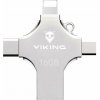 Viking USB flash disk 16 GB 4 v 1 strieborná VUF16GBS