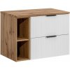 CMD Skrinka do kúpeľne ADEL WHITE B 80 A biela/biely mat MDF/laminát 80 cm x 57 cm x 46 cm