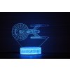 Beling 3D lampa, Star trek enterprise NCC-1701-A, 7 farebná WSJGC2JJHK5