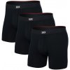 Boxerky Saxx Vibe Xtra Soft Comfort Boxer Brf Fly 3Pk Veľkosť: M / Farba: čierna