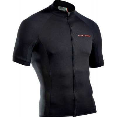 Northwave Force Full Zip Short Sleeve Black