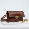 Ammyla Kožená kabelka MidiMe (čokoládový melír) kolekcia Mini Midi Maxi