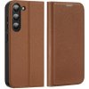 Dux Ducis Skin X2 knižkové kožené puzdro na Samsung Galaxy S23 Plus, hnedé