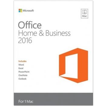 Microsoft OFFICE MAC 2016 HOME BUSINESS 2016 CZ (PRO PODNIKATELE)