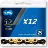 Reťaz KMC X12 Ti-N 126čl. 12speed Gold/Black